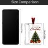 2D Acrylic Christmas Clip Ornament Holder Hanging Pendant Set
