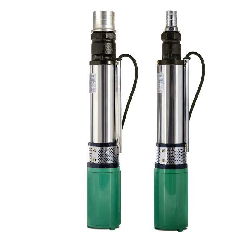 400W Edelstahl Haushaltspumpe Elektromobil Spezifische Tauchpumpe Solar Hochdruck DC Tiefbrunnenpumpe