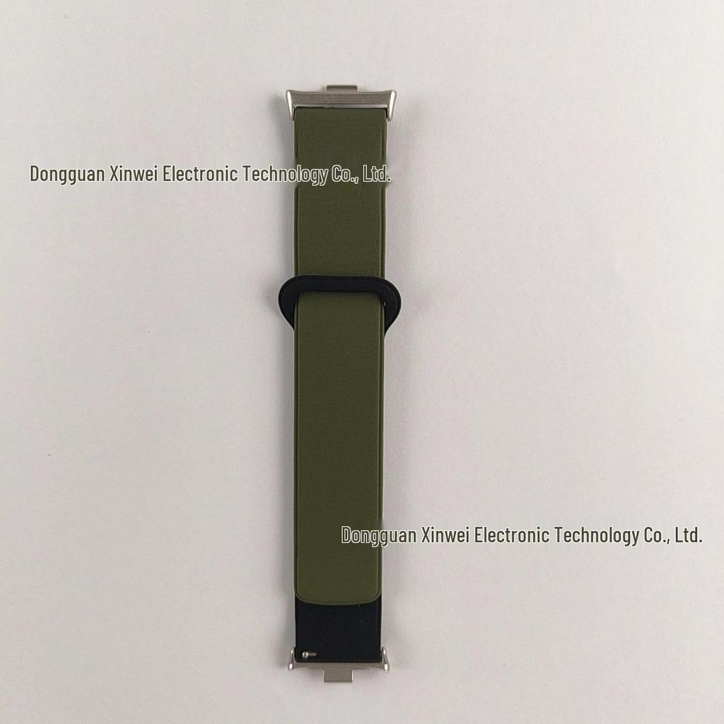 Compatible Strap for Xiaomi 9Pro/8Pro, Huawei, Samsung Watches - New Lychee Pattern Loop with Magnetic Buckle