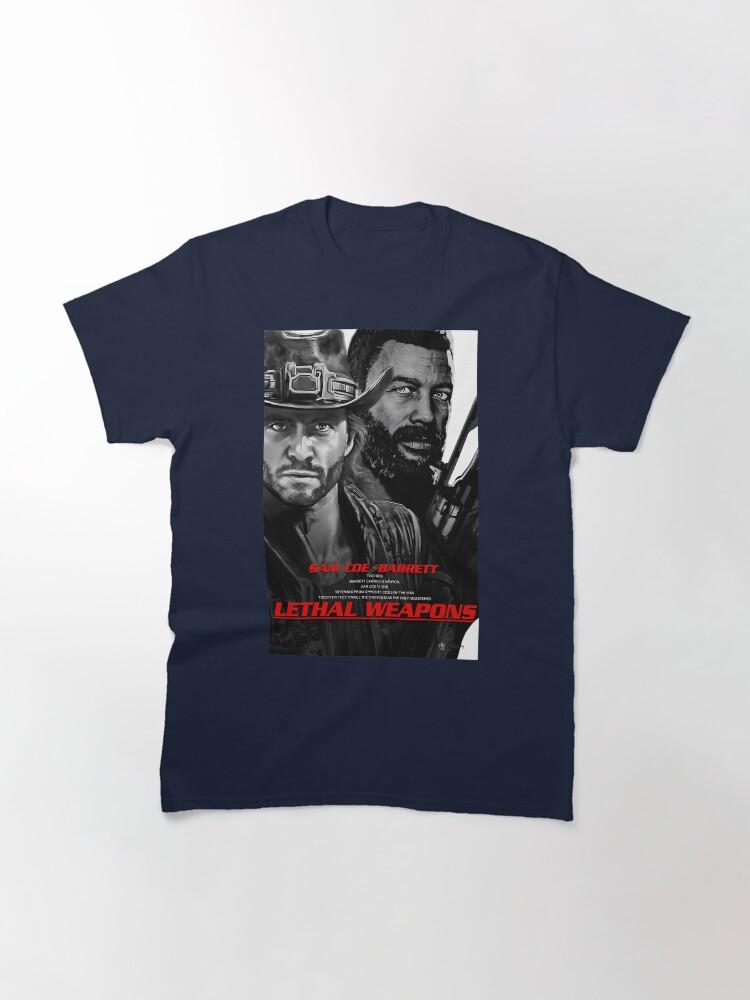 Lethal Weapon Lethal Weapon Riggs Murtaugh Movie Poster Design Classic T-Shirt