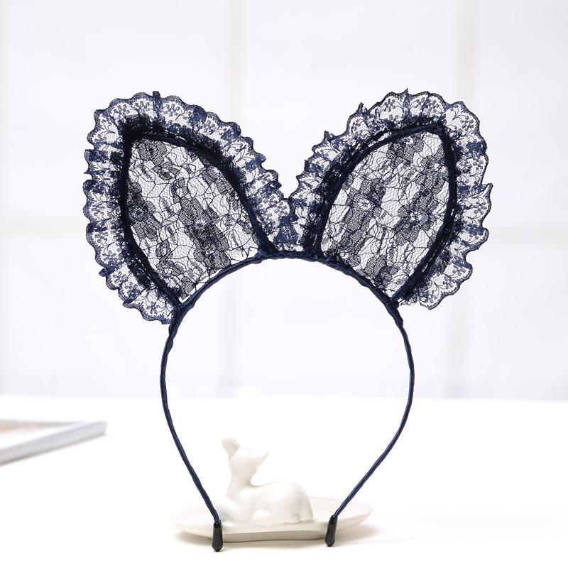 Lace Cat Ears & Rabbit Ears Women's Headband - Cute Face Washing Hair Accessory