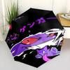 Anime Gengar Pattern Umbrella Lightweight Portable Travel Umbrella Anti-UV Sun Protection