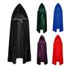 Halloween Adults Cloak Cape Golden Velvet Cosplay Hooded Robe Full Length Dress Coat Witch Vampires Halloween Costume Accessories