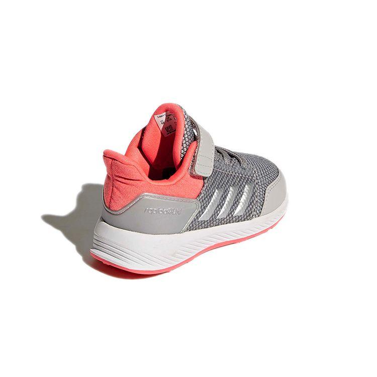 Adidas Rapida Comfortable Durable Low-Top Walking Shoes Baby Shoes Gray Pink BY9027