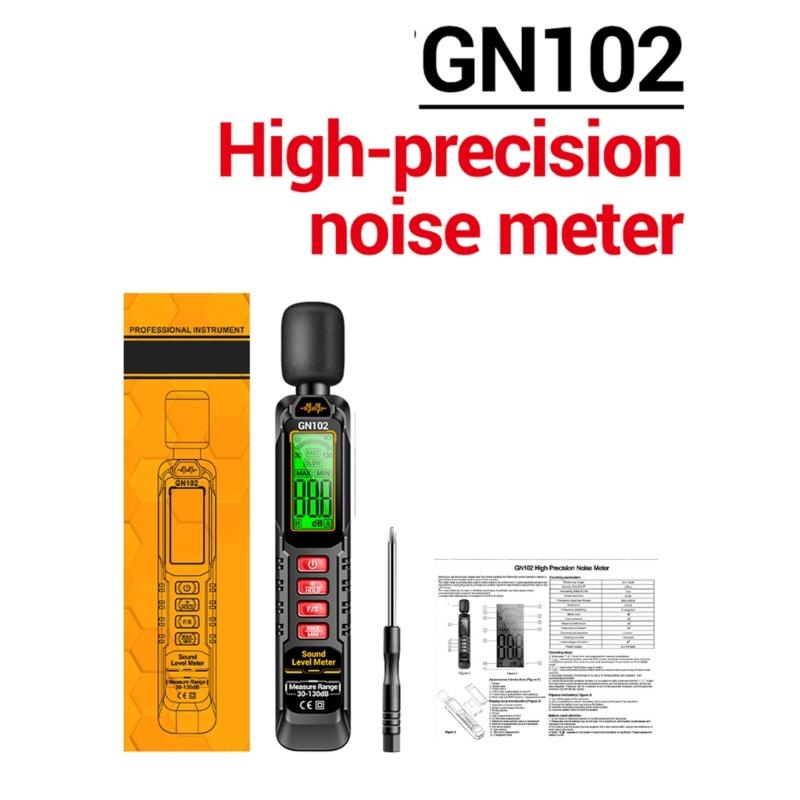 Easy Carry  Sound Level Meter High Precisions Decibel Tester for Accurate Noise Measurement in homes  & Office environment 