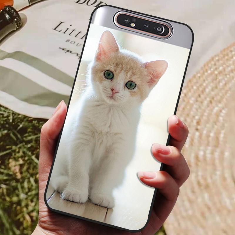 Per Samsung A80 Custodia Cover Posteriore in Silicone Custodia per Telefono Per Samsung Galaxy A80 Custodie per Galaxy A 80 A805F A805 Paraurti Morbido Funda