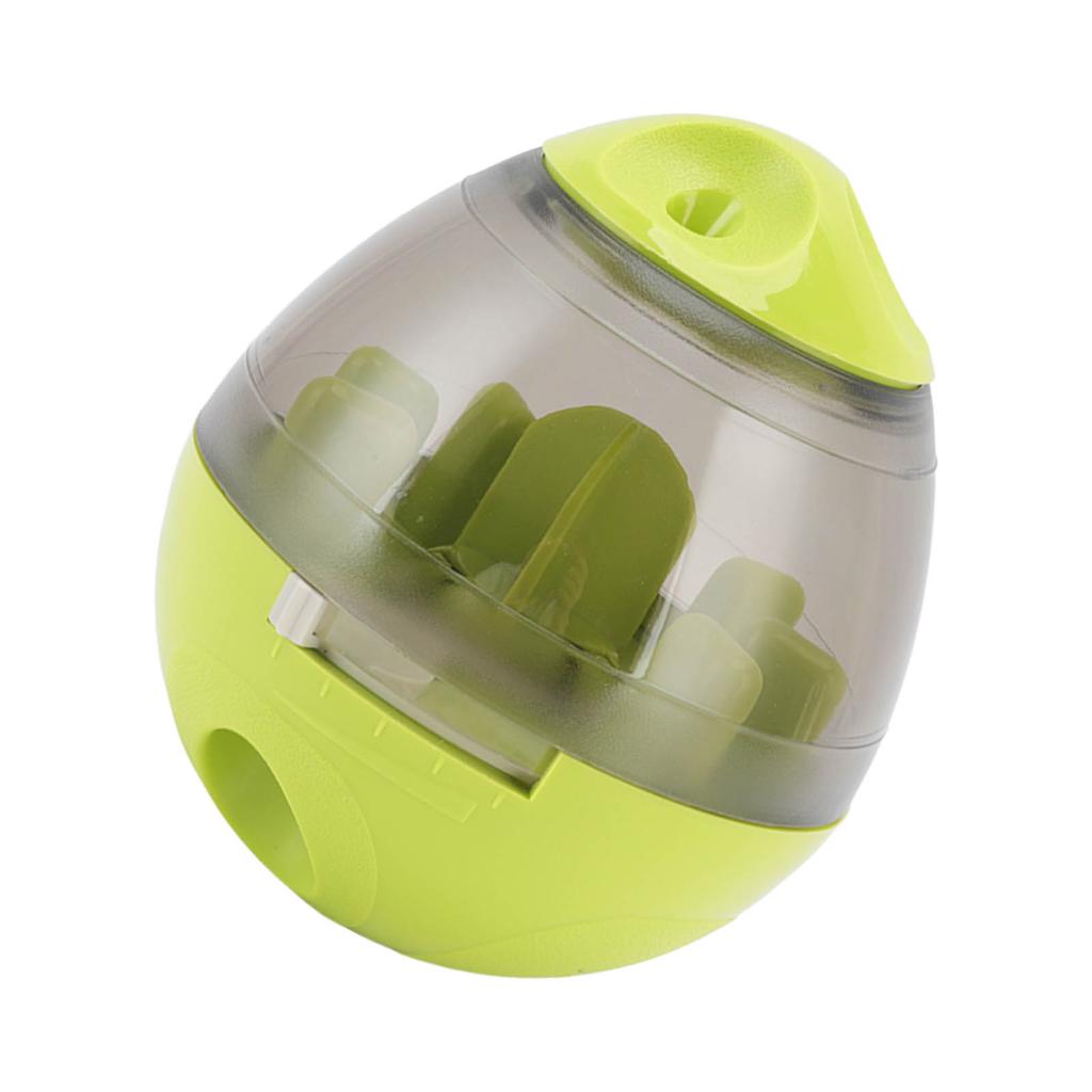Pet Food Dispensing Ball Interactive Memory Training Dog Slow Feeder Puzzle Toy for Puppy Cat Light Green