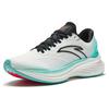 New Anta Cushioning, Wear Resistant Low Top Running Shoes Men's White Cyan Black 112415582-1