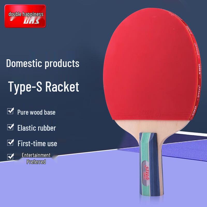 DHS 1-Star Beginner Penhold Table Tennis Racket