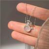 S925 Sterling Silver Ruyi White Chalcedony Lucky Bag Necklace - Niche Design Gift for Women, Friends, or Girlfriend