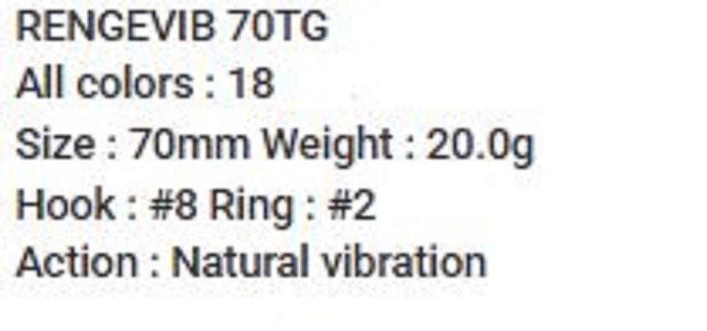 Bassday Przynęta wibracyjna Range Vibe 70 TG Extra Sinking M-184 (9114)