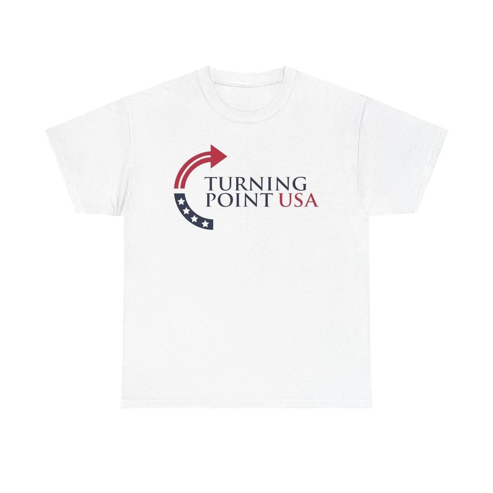 Charlie Kirk Turning Point USA Unisex Heavy Cotton Graphic , RIP Charlie Kirk Unisex T-Shirt XXXL