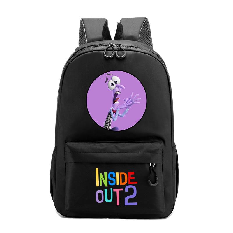 Inside Out 2 Joy Sadness Backpack Boys Girls Child Cartoon Anime Knapsack Cute Student Schoolbag Canvas Bag Kids Gifts