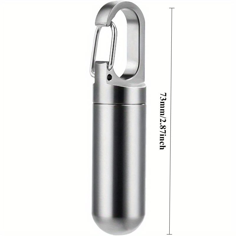 

Брелок-таблетница, Портативная водонепроницаемая таблетница, Дорожная таблетница, Милая брелок-таблетница для ношения в походах и кемпинге. 73MM