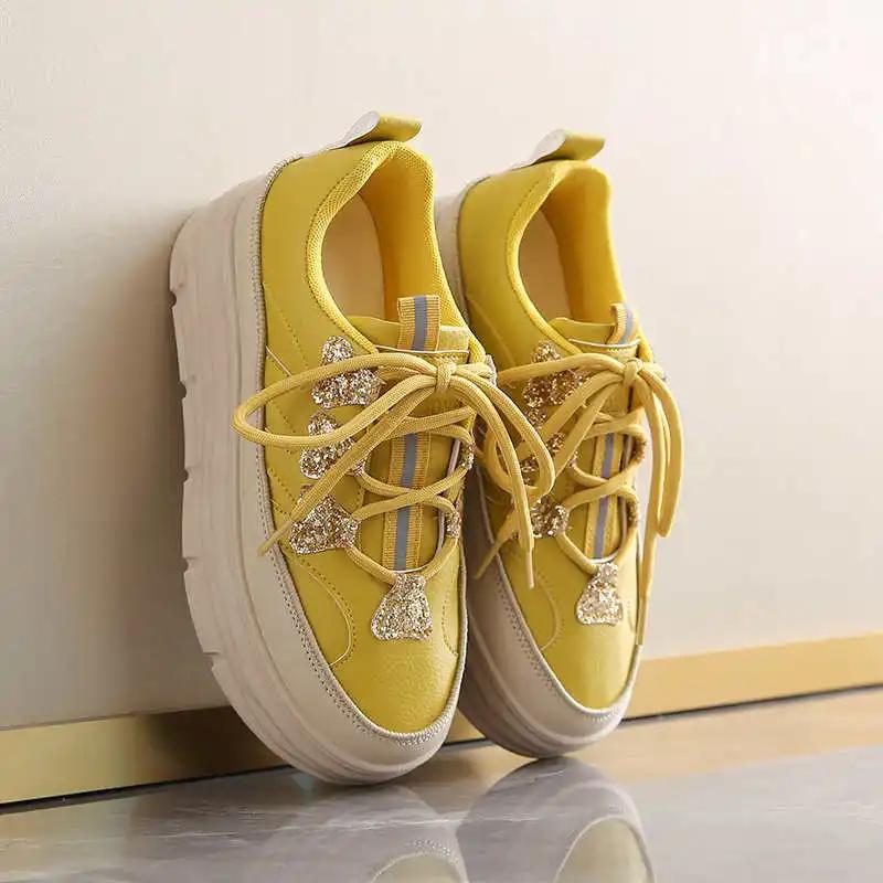 Fashion Platformed Brown Loafer Women High Ladies Sneakers Boots Women's Shoes Sport Sneakeres Clearance Loafer'lar Upper