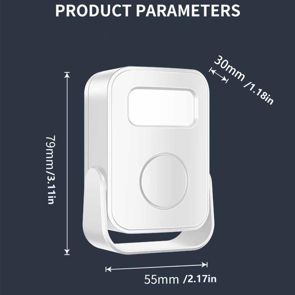 Recording Function Intelligent Welcome Doorbell PIR Motion Detector Door Bell Chime  Welcome Device