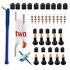 Valve Stem & Core Installation Tool Set for Motorcycles & Cars - Tire Lever Puller (412 & 413)