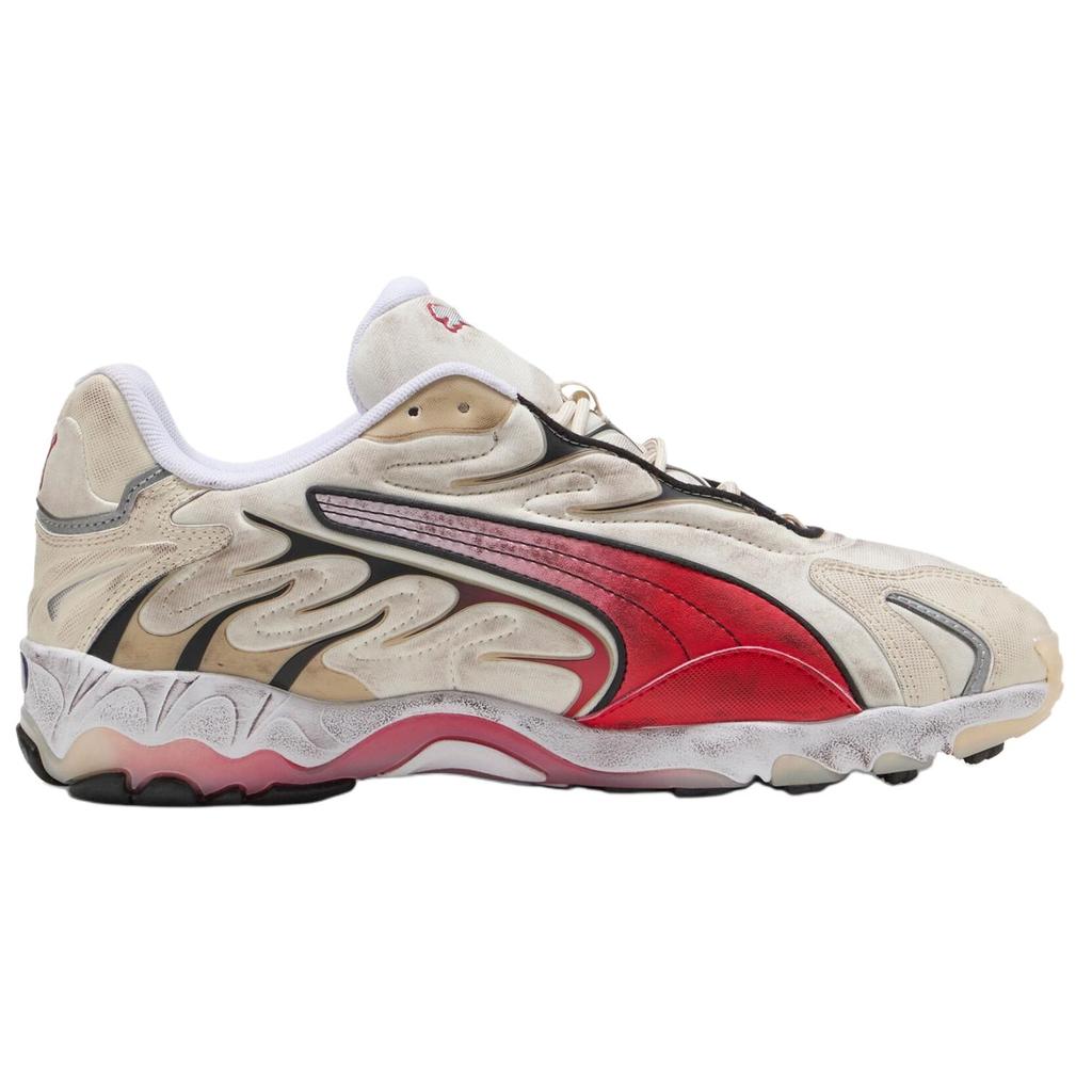 Puma Inhale Distressed Unisex Alpine Snow For All Time Red Low Top Lifestyle Sneakers 404532-02