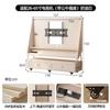Mid-Style Solid Wood High-End Mobile TV Cabinet, Popular Retro Small Living Room Collection with Ample Storage Space