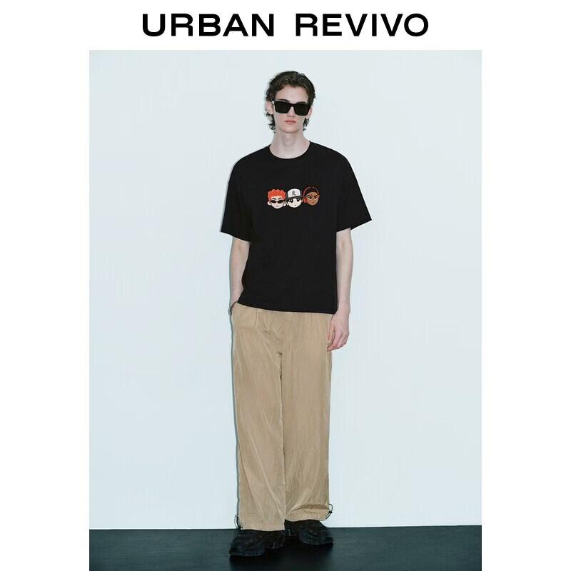 UR2026 Men s Embroidered Cotton T-Shirt M