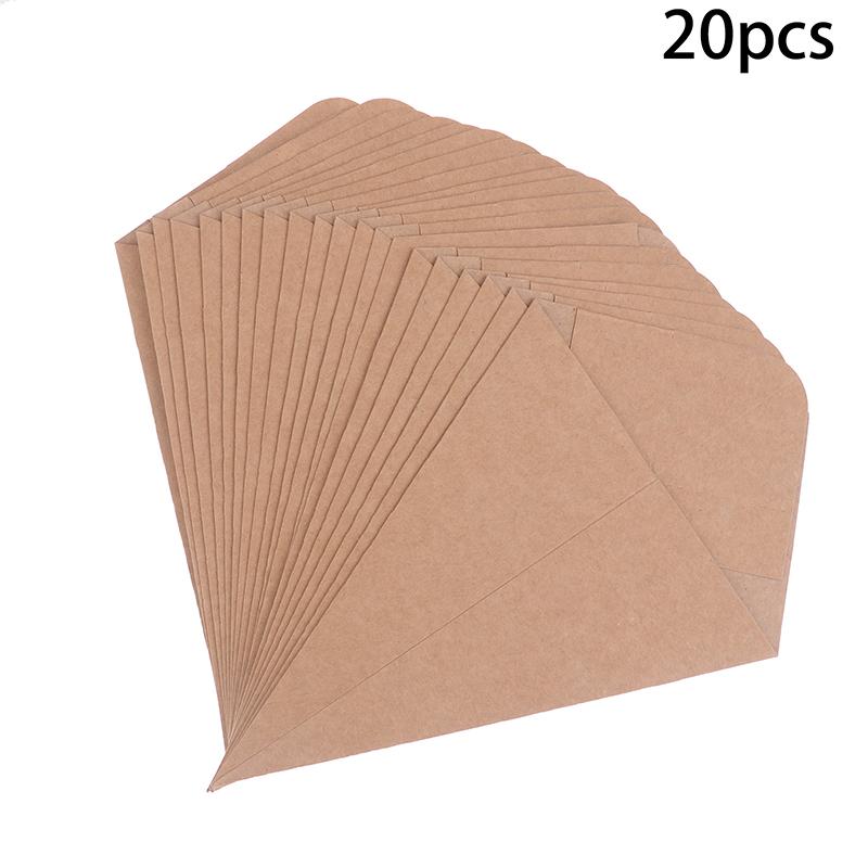 M-20 Stück Einweg-Pommes-Papierbecher Kraftpapier Frittier-Charcuterie-Becher Snack-Dessert Cake Popcorn Party DIY Backzubehör