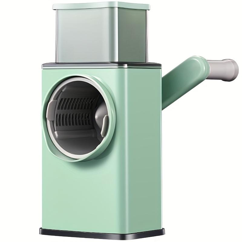 Manual Vegetable Slicer, Multi-purpose Rotating Cheese Grinder, Hand Cranked Vegetable Chopper