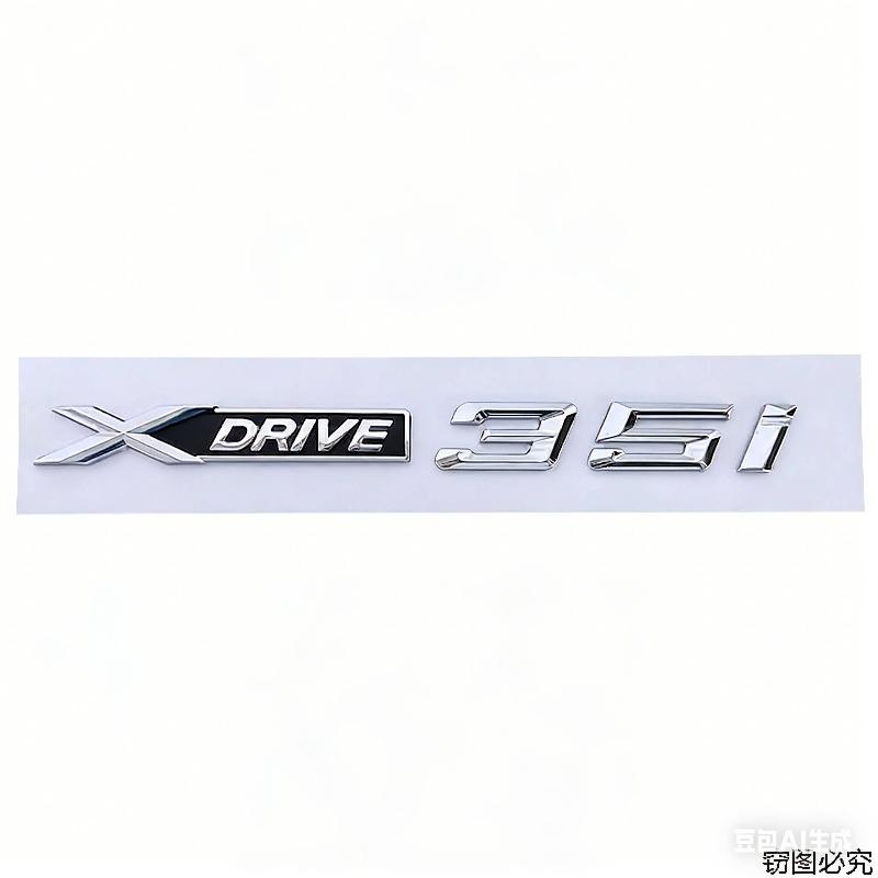 Suitable for X3X5X6 car logo modified fender xdrive20I 28I 30I 35I 50I modified label