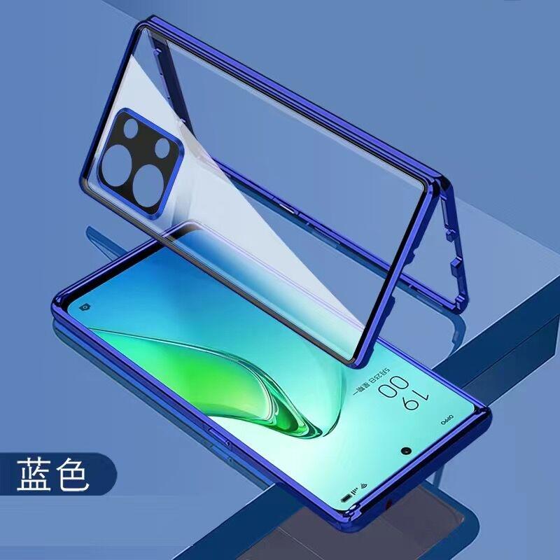 360 Full Case For OnePlus Nord 3 5G Double Sided Magnetic Adsorption Tempering Glass Protection Cover For One Plus Nord3 ACE 2V