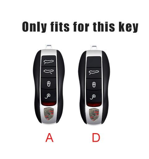 3/4 Button Car Key Case Cover Holder Shell For Porsche Cayenne 958 911 Lepin 996 Macan Boxster Panamera 997 944 924 Panamera 9YA