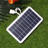 1/3/5 Pcs 2W 5V 400mA Solar Panel Portable Polysilicon Solar Chargers USB Port Outdoor Cell Mobile Phone Emergency Power Bank