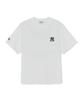 T-shirt Basique Emelbi Street Manches Courtes Oversize Lettre Arrière Ny (blanc)
