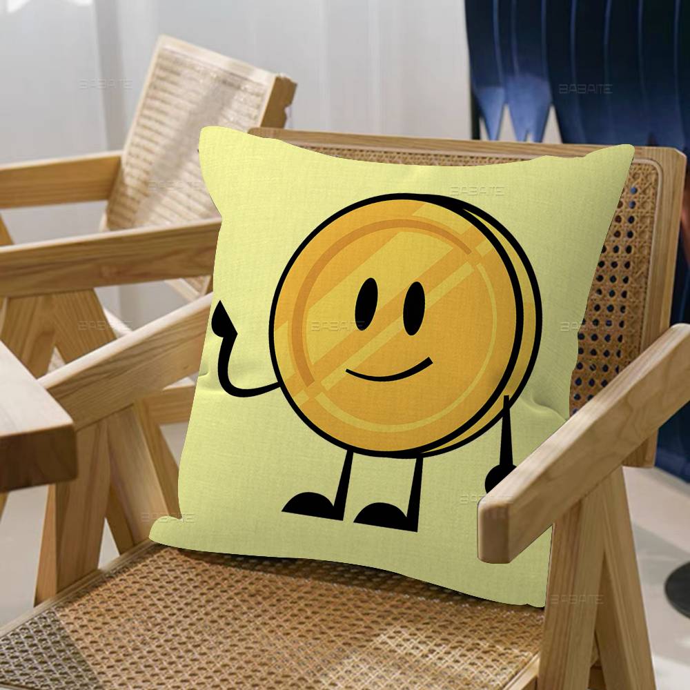 Cartoon Funny Anime BFDI Icons pillow cover sofa cushion cover home room decoration children gift