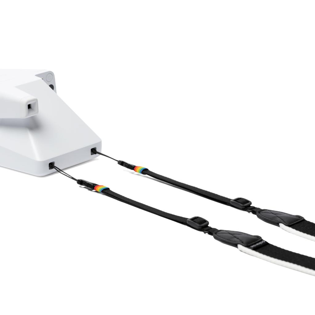 Polaroid Flat Strap - Black & White (6308)
