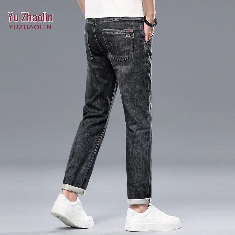 YUZHAOLIN Men s Summer Loose Straight Jeans 31