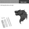 Wolf Head Metal Car Badge: Personalized Sticker & Logo