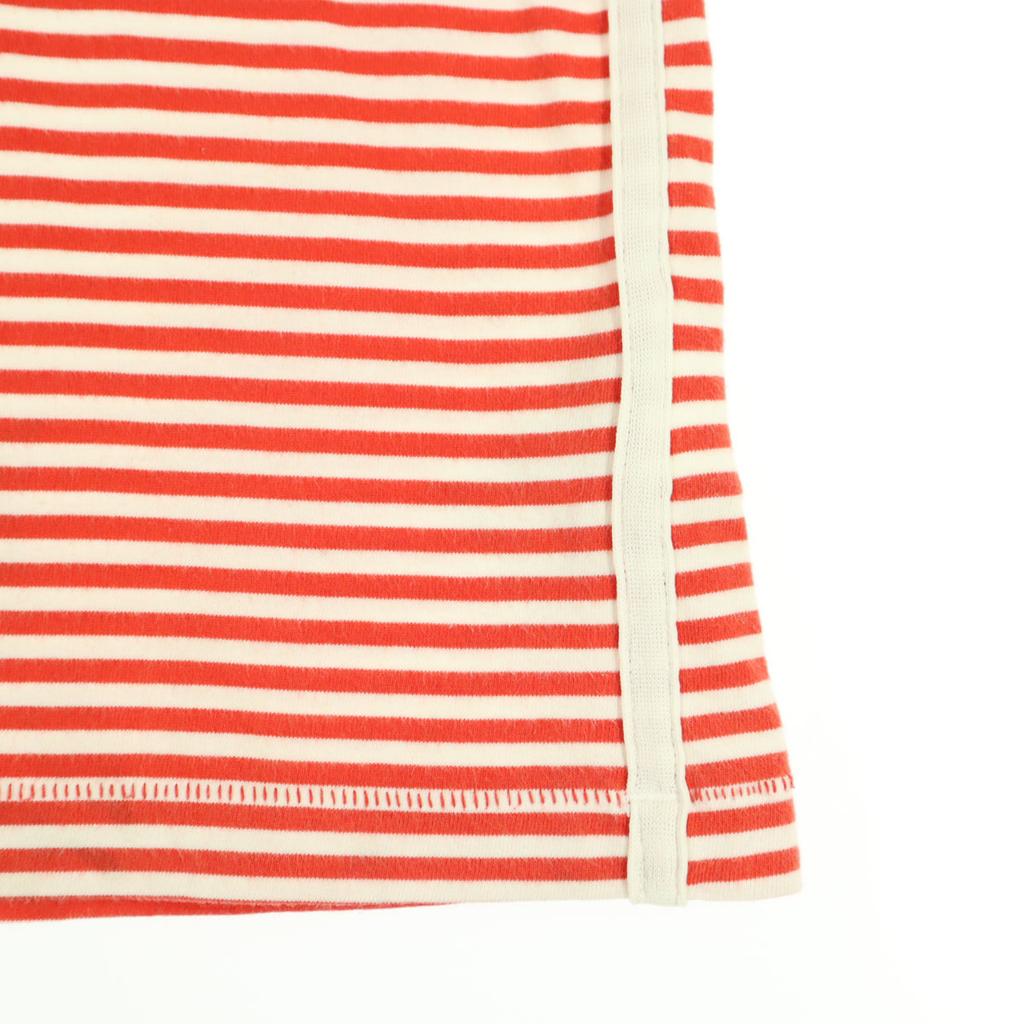 NIKE Border Pattern Short sleeve Crew neck T-shirt M Red Men's Used