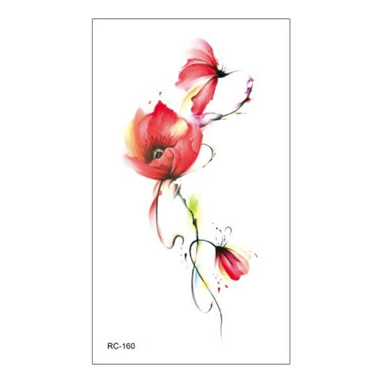 Waterproof Gradient Color Cartoon Temporary Tattoos for Men & Women