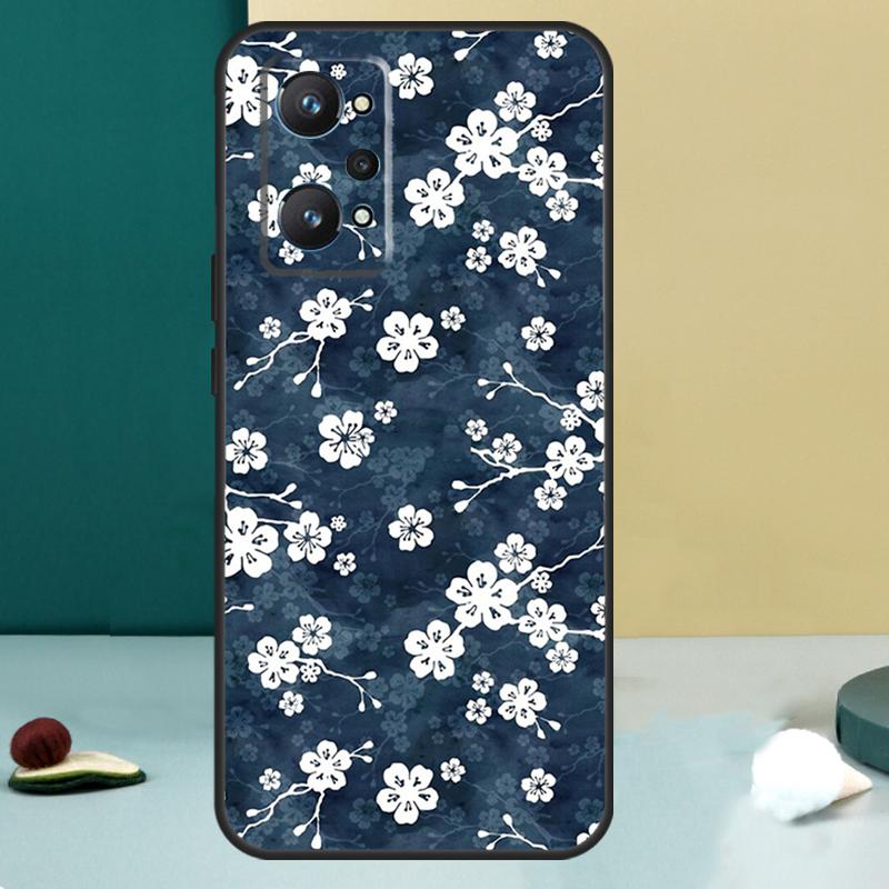 Cherry Blossom Floral For Realme 13 12 10 11 14 Pro Plus GT 6 5 6T GT7 Pro C55 C53 C51 C21Y C25S C75 C67 C61 Case
