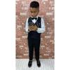 Children's Vest Suit With Shirt Set 0-1 Years - 14 Years Black