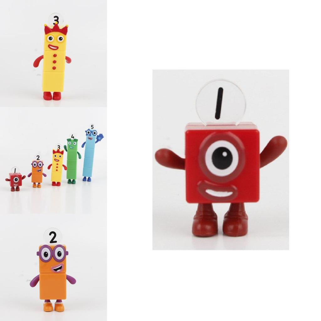 Numberblocks Bunte Bausteine Niedliche Verwandlungsfiguren für Kinder Spielzeit