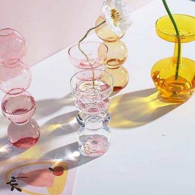 INS Nordic Flower Pot Weddings Parties Flower Decoration Glass Bottle Flower Vase Glass Vase Table Decor Home Decoration