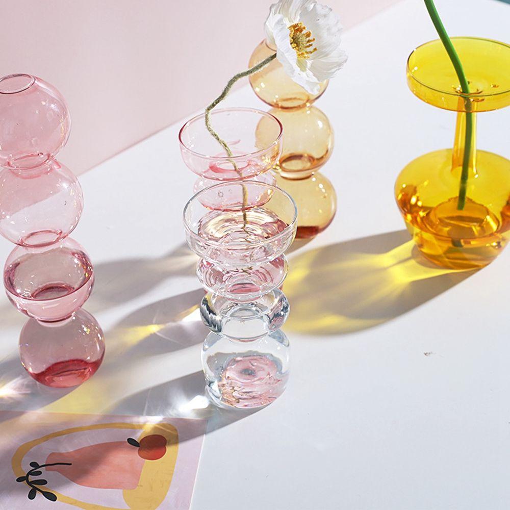 Flower Decoration Living Room Hydroponic Plant Glass Vase Home Decoration Table Decor Flower Vase