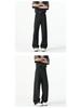 Unisex Retro Wide-Leg Slimming Suit Pants - Straight Cut Casual Trousers