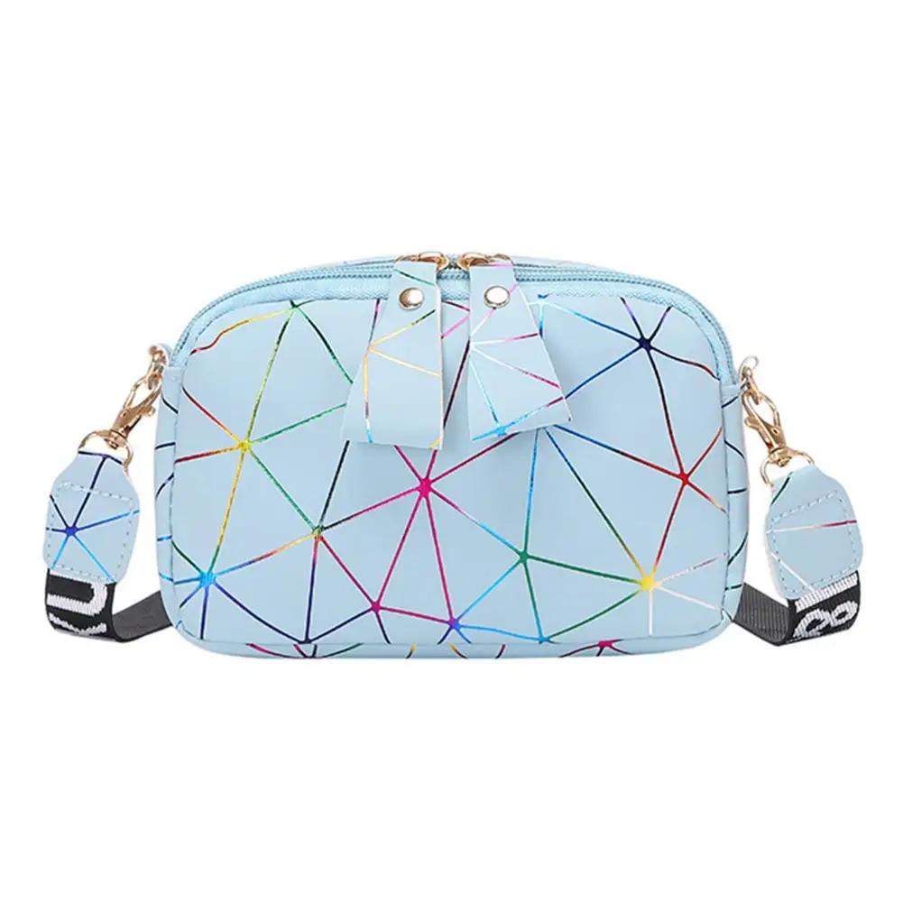 2024 New Small Zipper Crossbody Bags for Women PU Leather Shoulder Messenger Bag for Girl Handbag Fashion Phone Purse