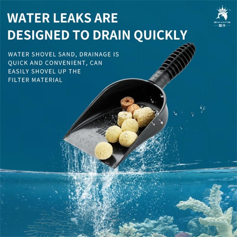 Fish Tanks Cleaning Shovel Gravel Sand Shovel Aquariums Cleaner Scraper Scooper