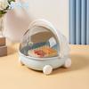 Cute Baby Cradle Shape Doll Baby Bed Lidded Dust-proof Desktop Decor Desktop Storage Box Multifunctional Dolls Accessories