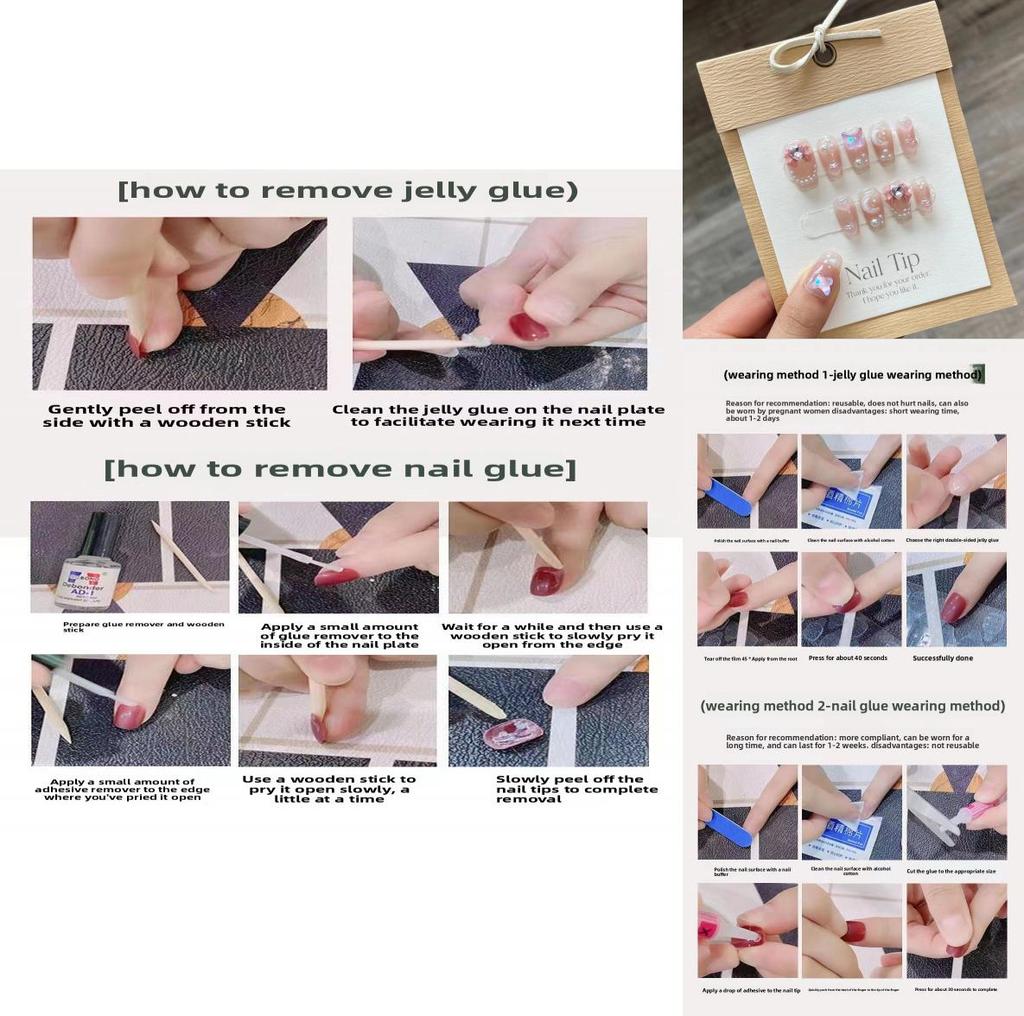 Stylish Heart-throbbing Butterfly Nail Decals Sweet And Alluring Designs