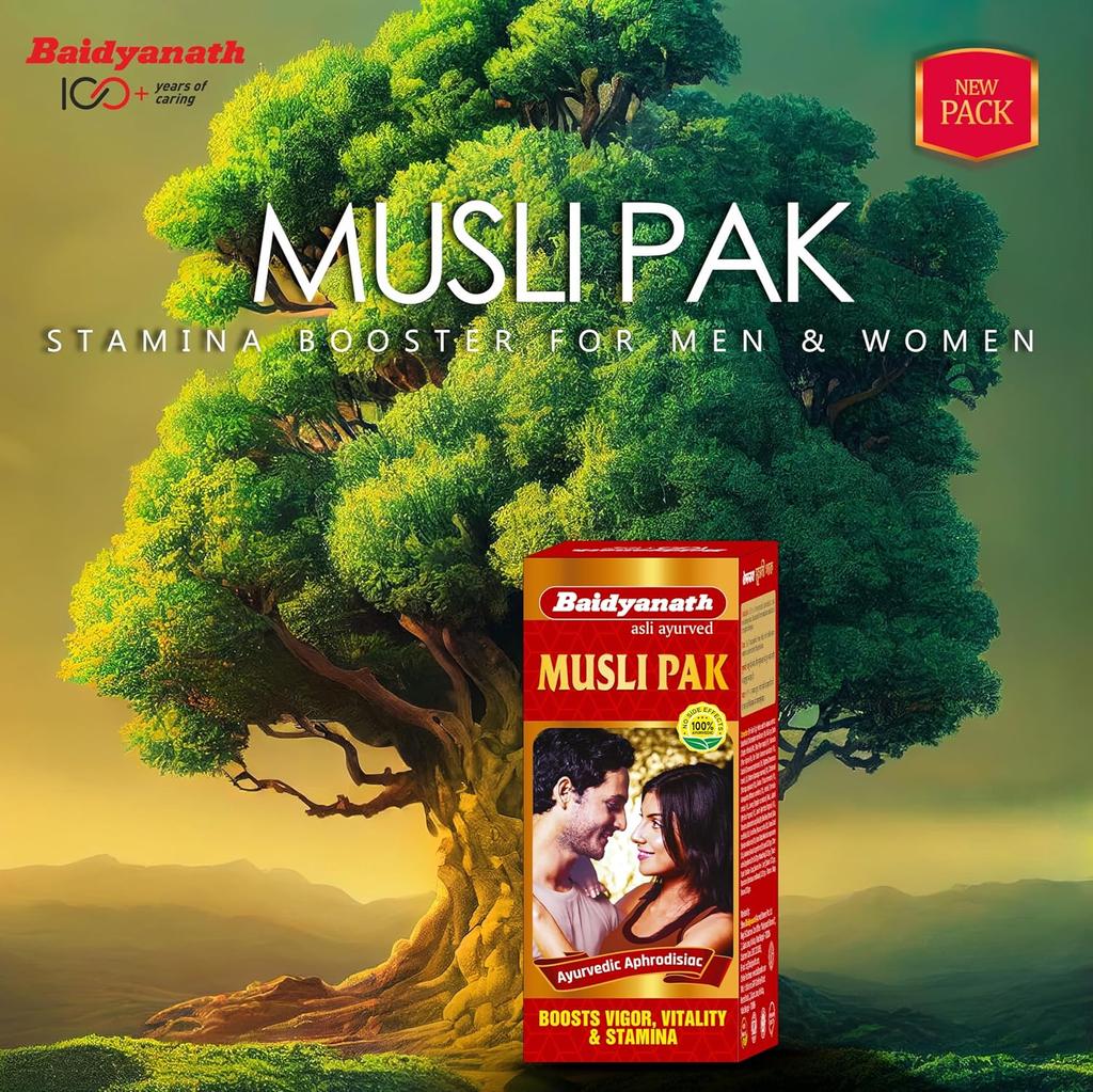 Baidyanath Musli X Ayurvedische Kapseln 30 Stück für Kraft Energie und Vitalität Tägliche Unterstützung