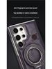 Samsung S26 Ultra Leather Magnetic Stand & Drop-proof Racket Case