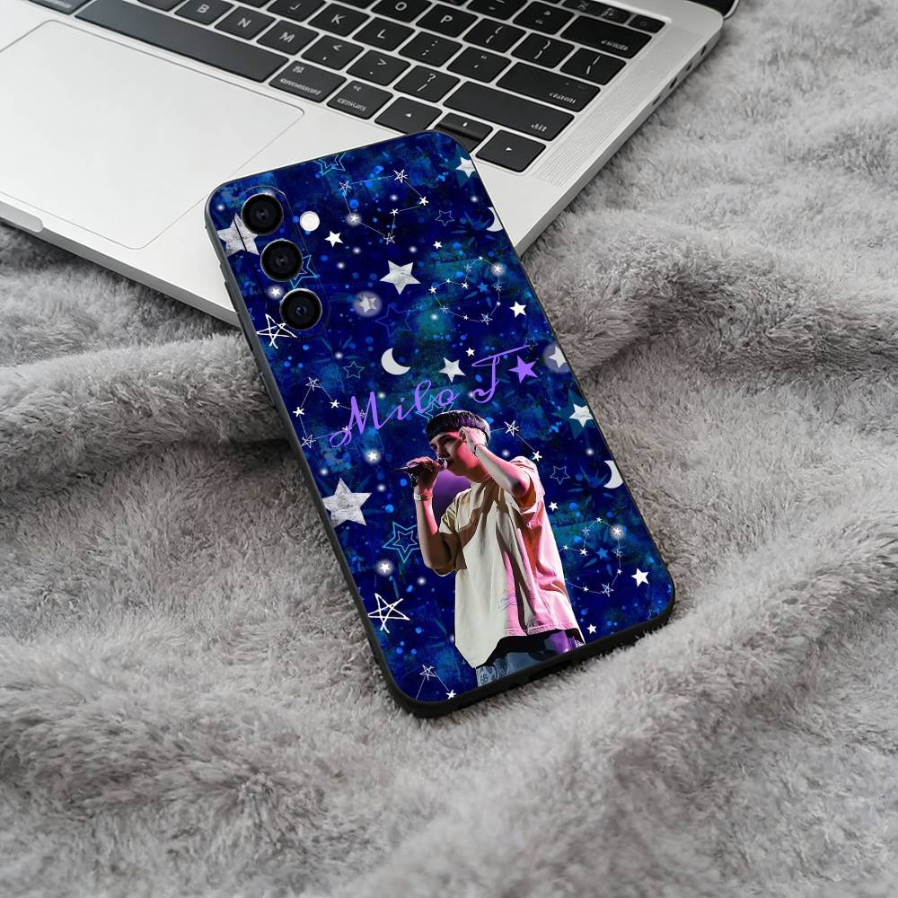 Top Gen Z artist Singer M-Milo Phone Case For Samsung Galaxy A73,A71 A72,A70,A53,A52,A51,Soft Silicone Black Cover